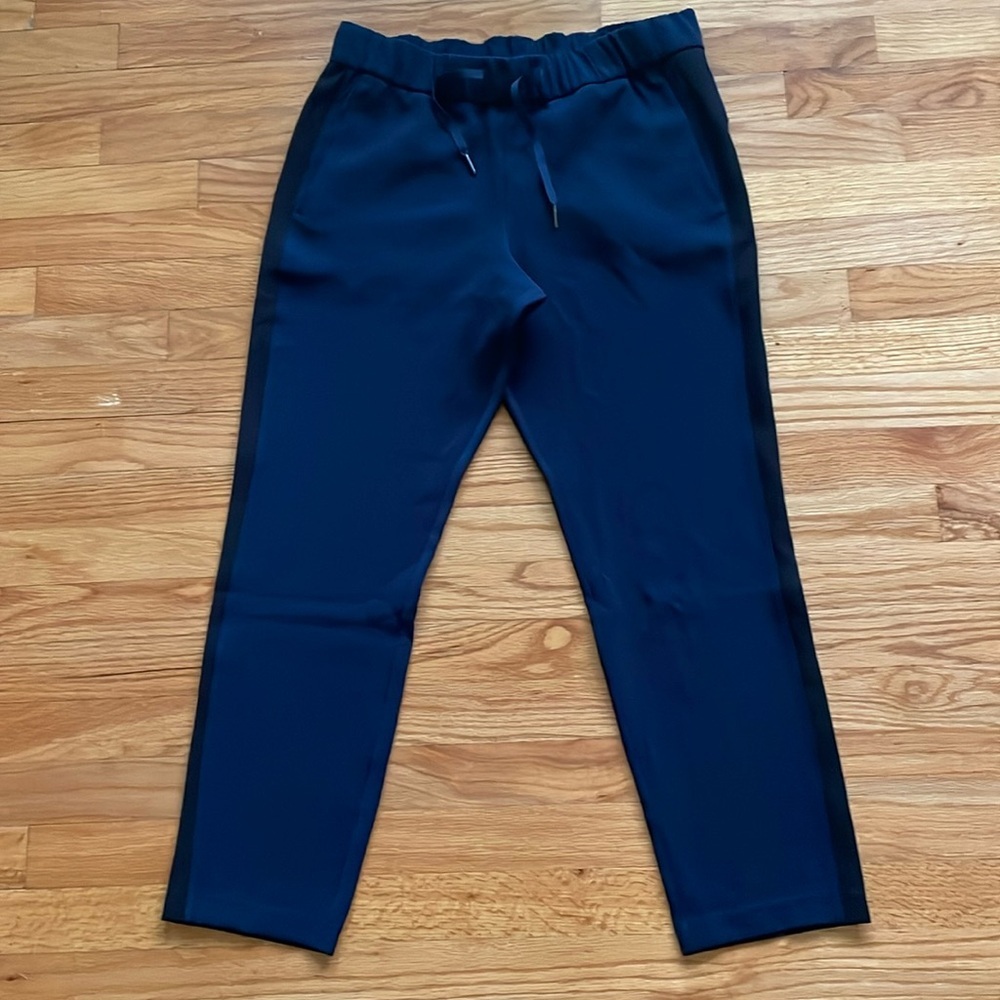 Lululemon On The Fly Pant Woven Track Stripe High‎ Rise Pull On Casual  8 A7